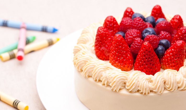 米粉のショートケーキ