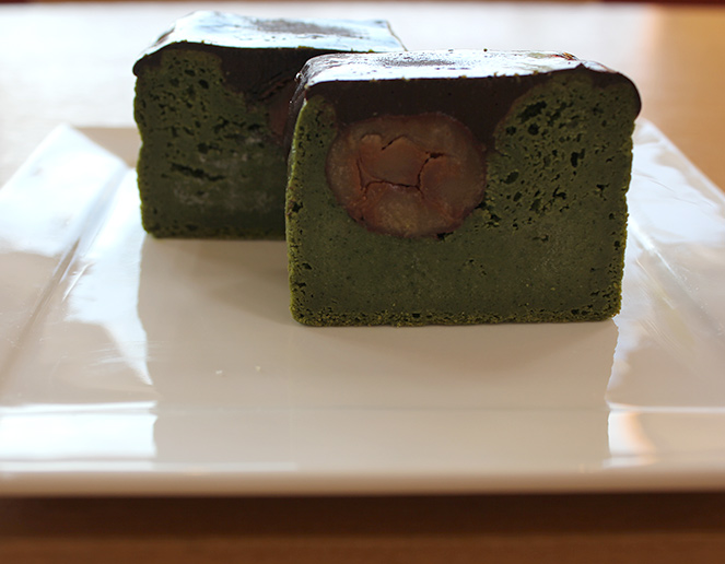 ・米粉のテリーヌ減農薬抹茶と栗
